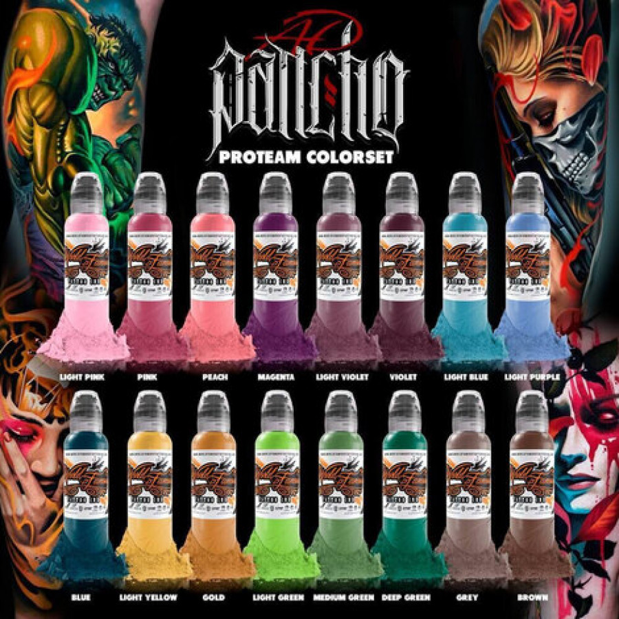 Краска World Famous Tattoo Ink Pancho - Light Blue